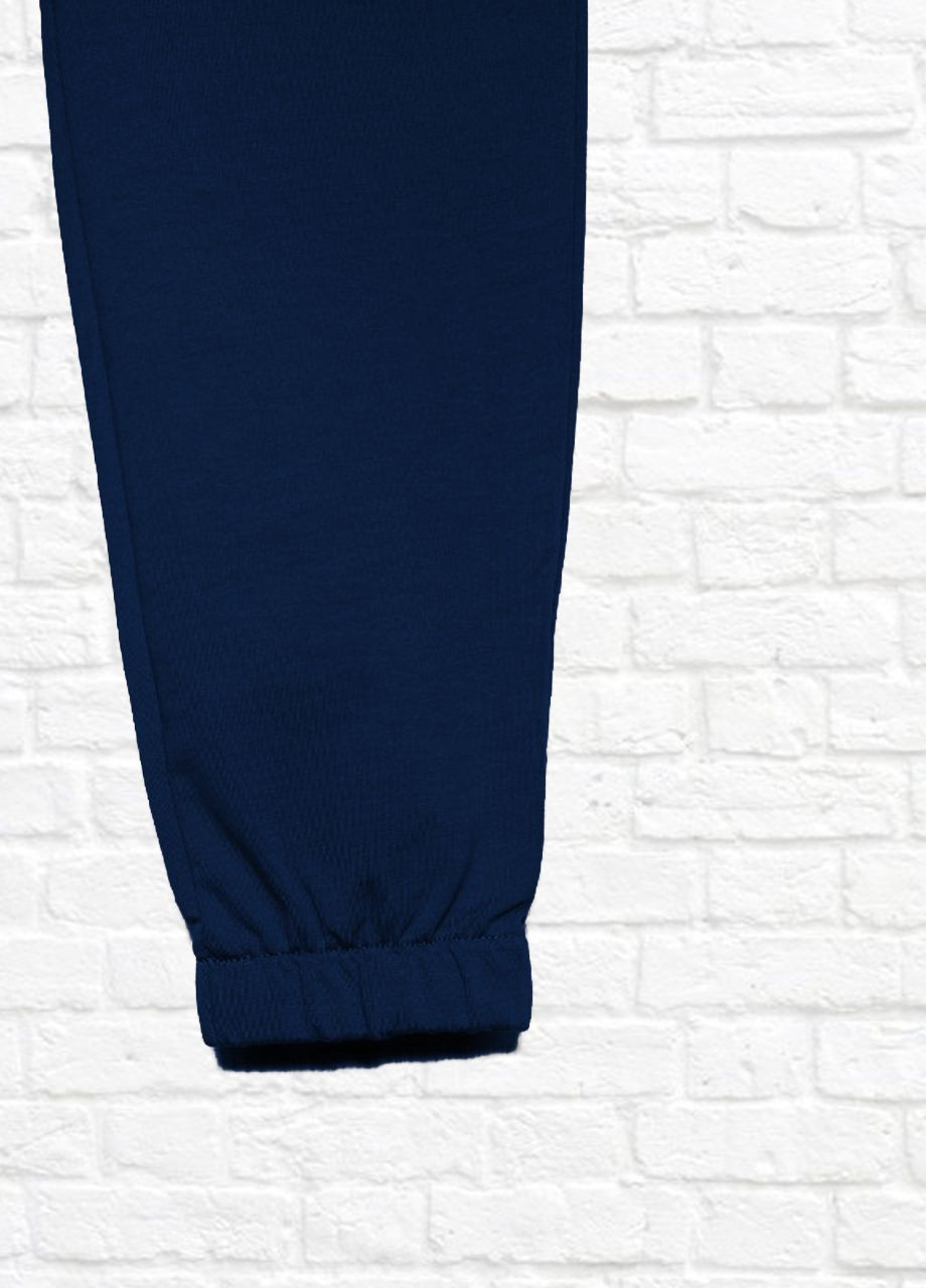 Темно-синие спортивные прямые, зауженные брюки Malta