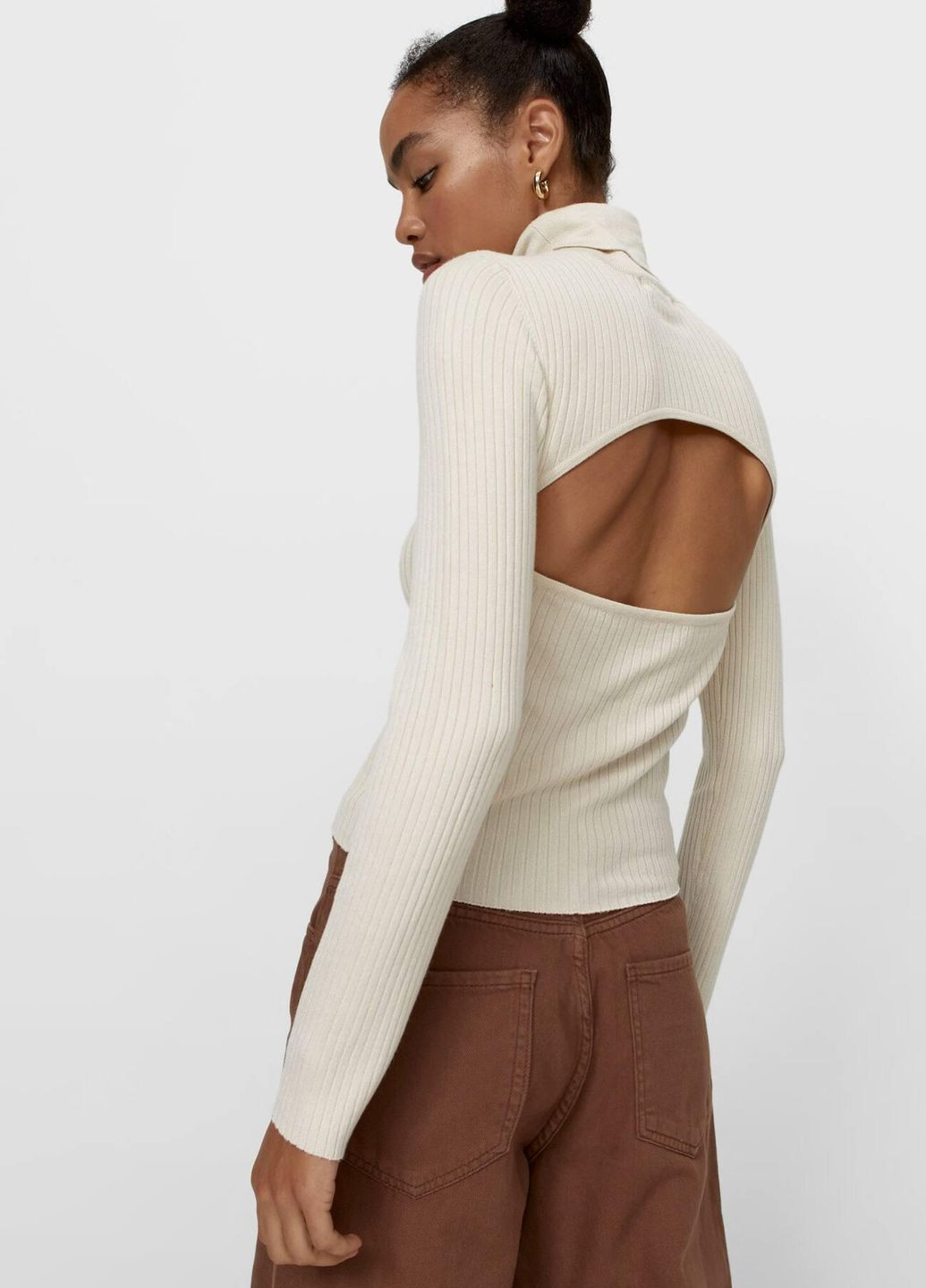 Гольф,світло-бежевий, Stradivarius (263692379)