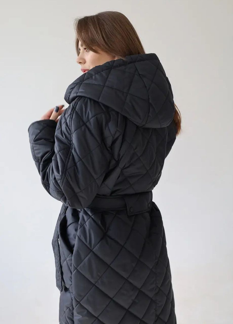 Чорна демісезонна жіноча куртка демісезонна SK