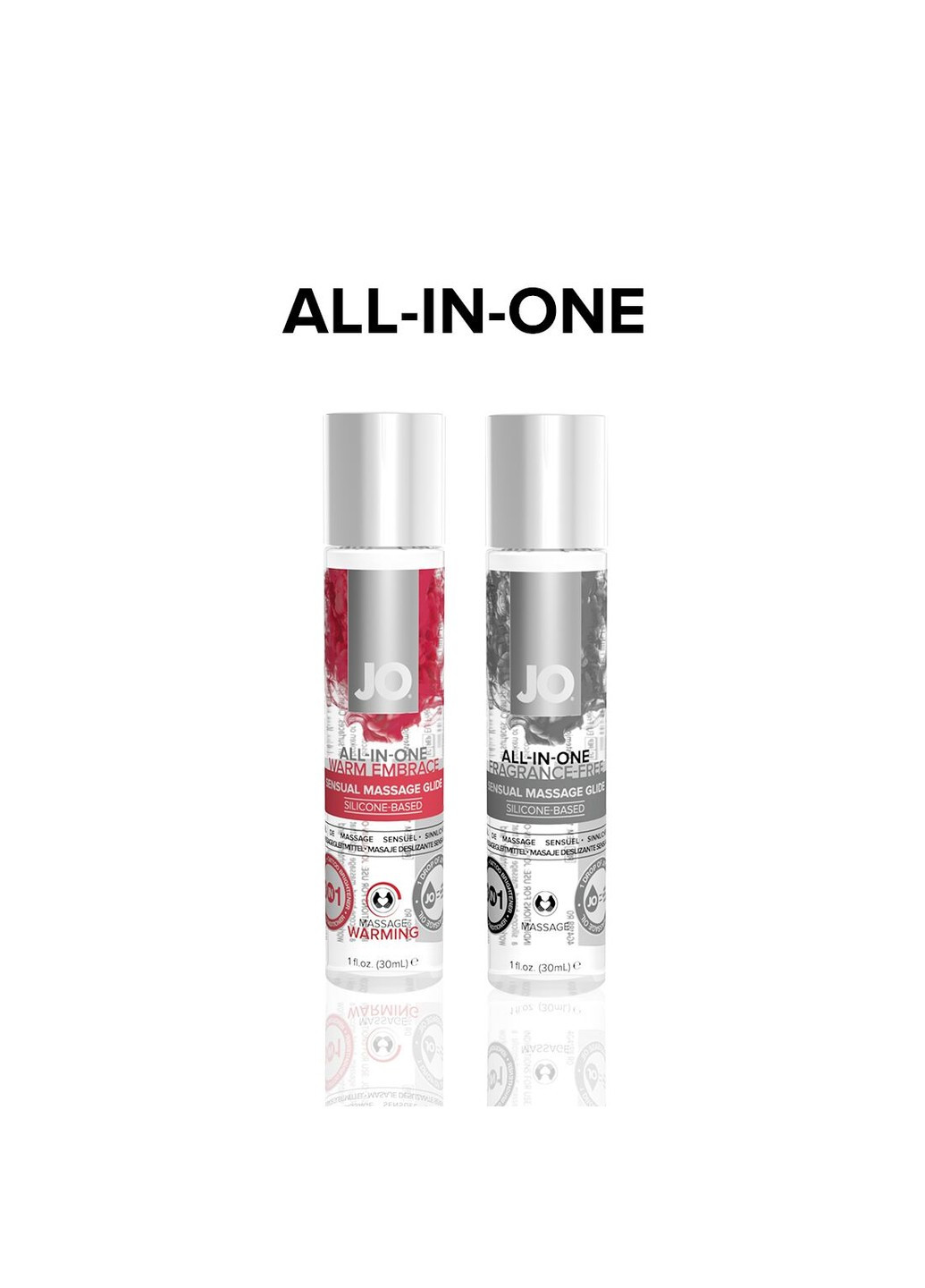 Разогревающий массажный гель и смазка 2-в-1 All-in-one Massage Glide - WARMING (30 мл) System JO (269007091)