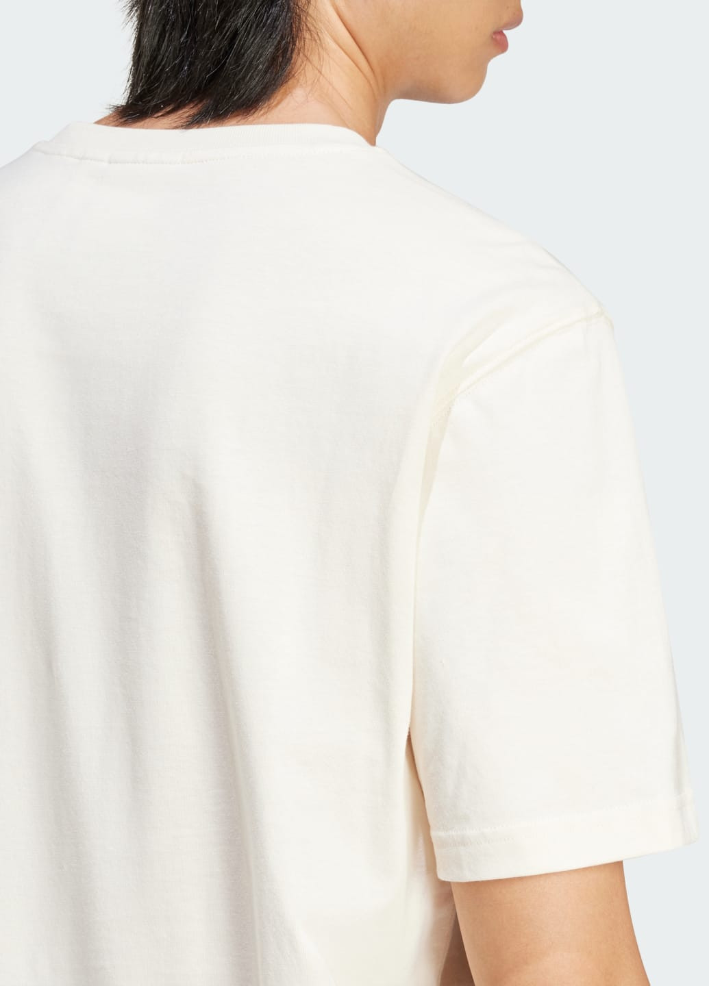 Белая футболка adicolor trefoil adidas