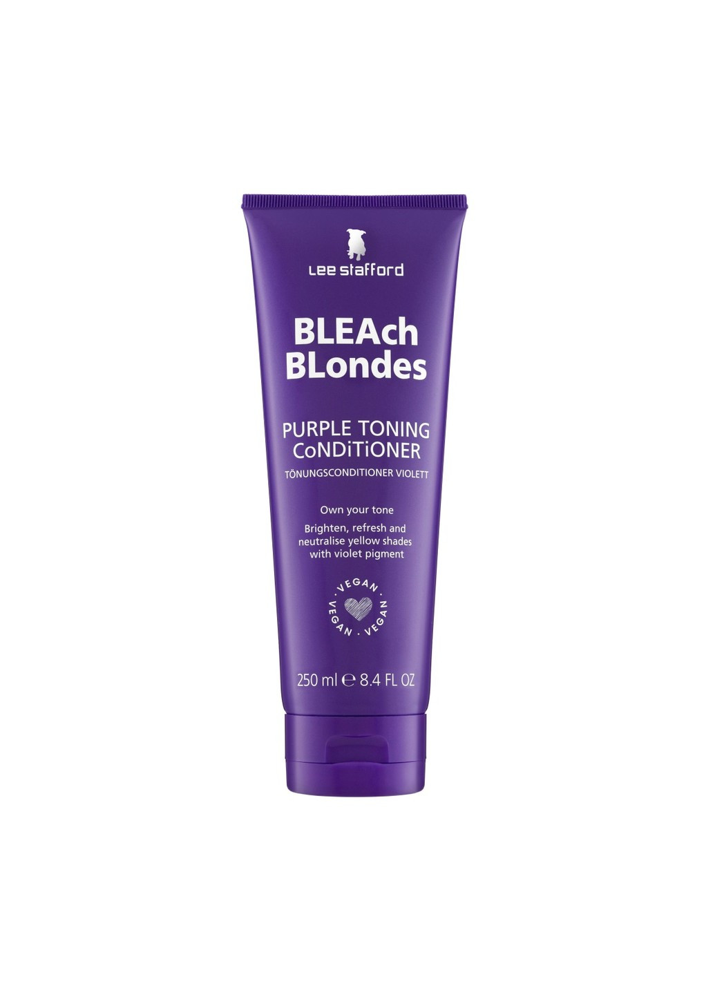 Тонуючий фіолетовий кондиціонер для освітленого волосся Bleach Blondes Purple Toning Conditioner 250 мл Lee Stafford (269237762)
