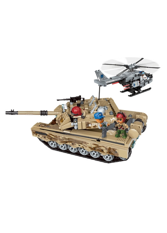 Дитячий конструктор QM-1729 напад із повітря, 712 деталей Qman (269266867)