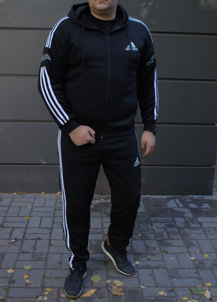 Мужской спортивный костюм утепленный БАТАЛ с капюшоном Vakko (269917308)