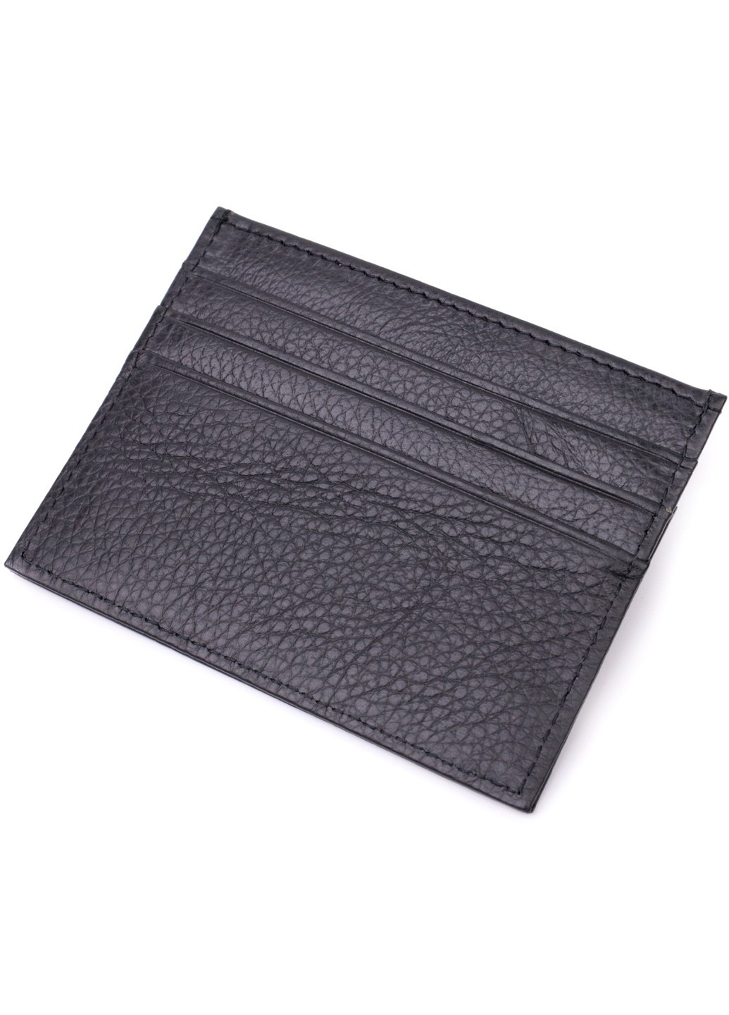 Стильный кард-кейс из натуральной кожи 22447 Черный st leather (278001107)
