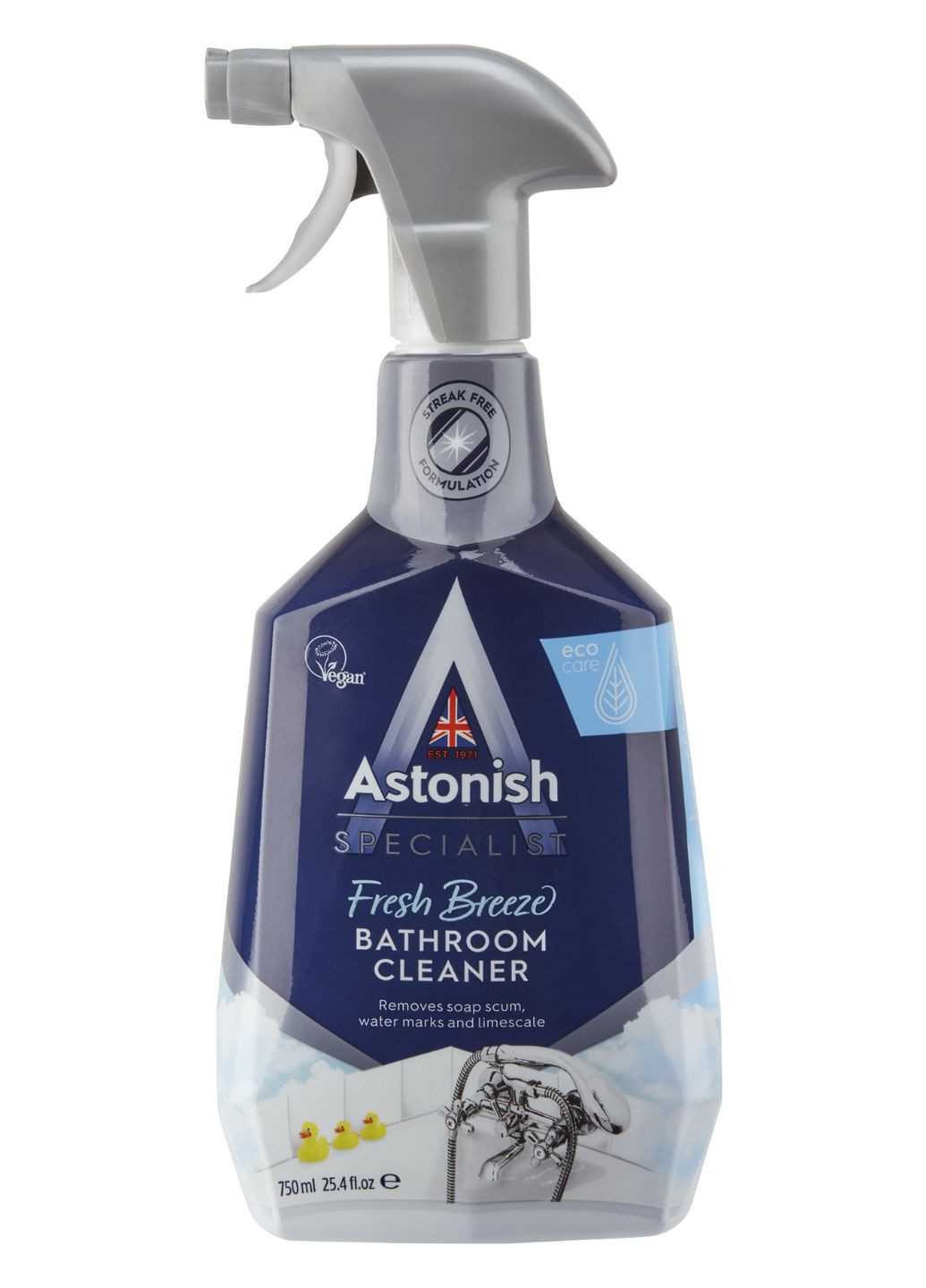 Універсальний очищувач для ванної кімнати Bathroom Cleaner Fresh Breeze 750мл Astonish (262289870)