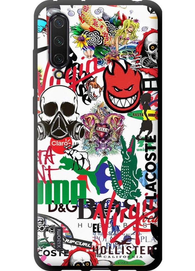 TPU чохол 'Many different logos' для Endorphone Xiaomi Mi 9 Lite (257904034)