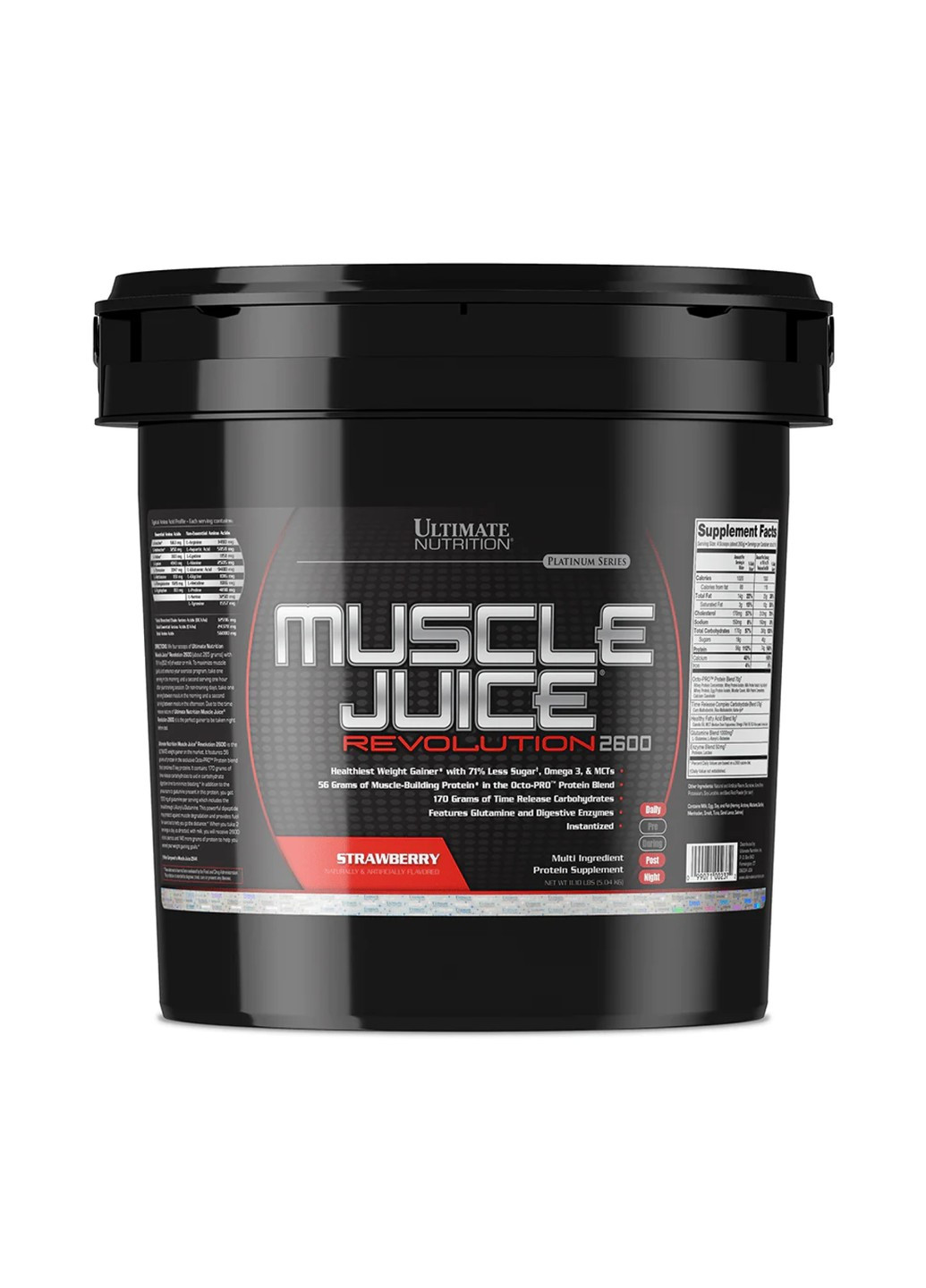 Высокобелковый Гейнер Muscle Juice Revolution 2600 - 5040г Ultimate Nutrition (278006978)