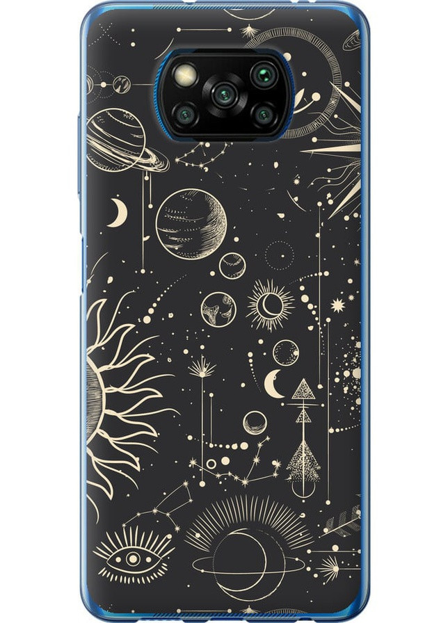 2D пластиковий чохол 'Фаза місяця' для Endorphone Xiaomi Poco X3 Pro (258089882)