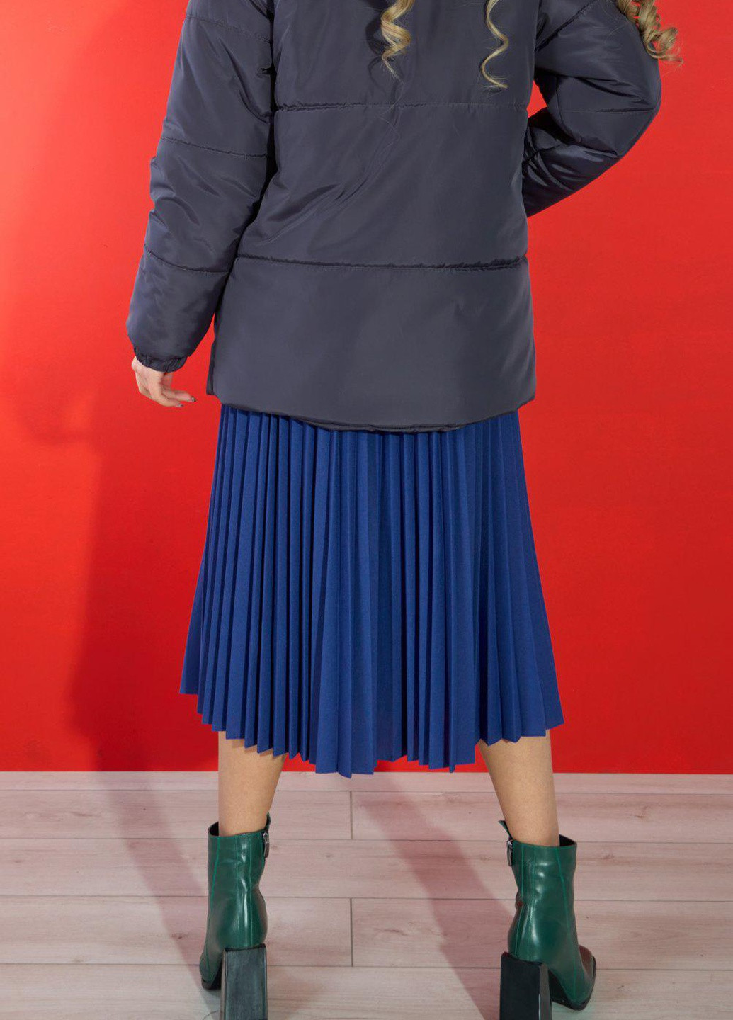 Фиолетовая жіночий верхній одяг стильна куртка (5625)110601-8 Lemanta