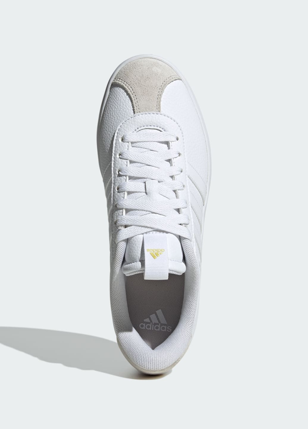 Білі всесезонні кросівки vl court 3.0 low skateboarding adidas