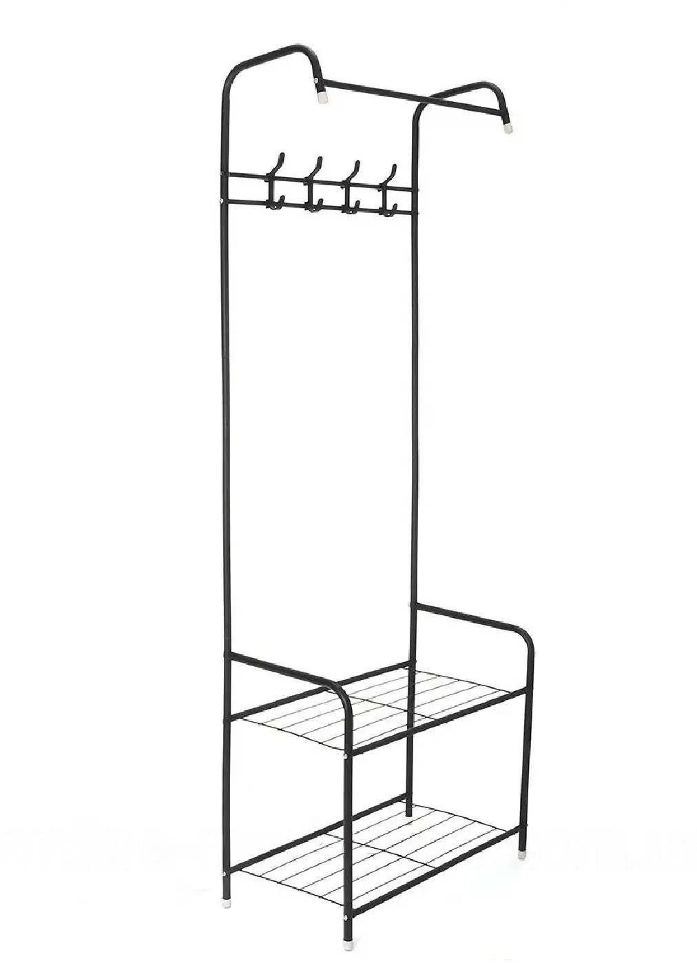 Напольная стойка органайзер держатель вешалка для одежды обуви аксессуаров компактная 170х35х60 см (474132-Prob) Unbranded (257424622)
