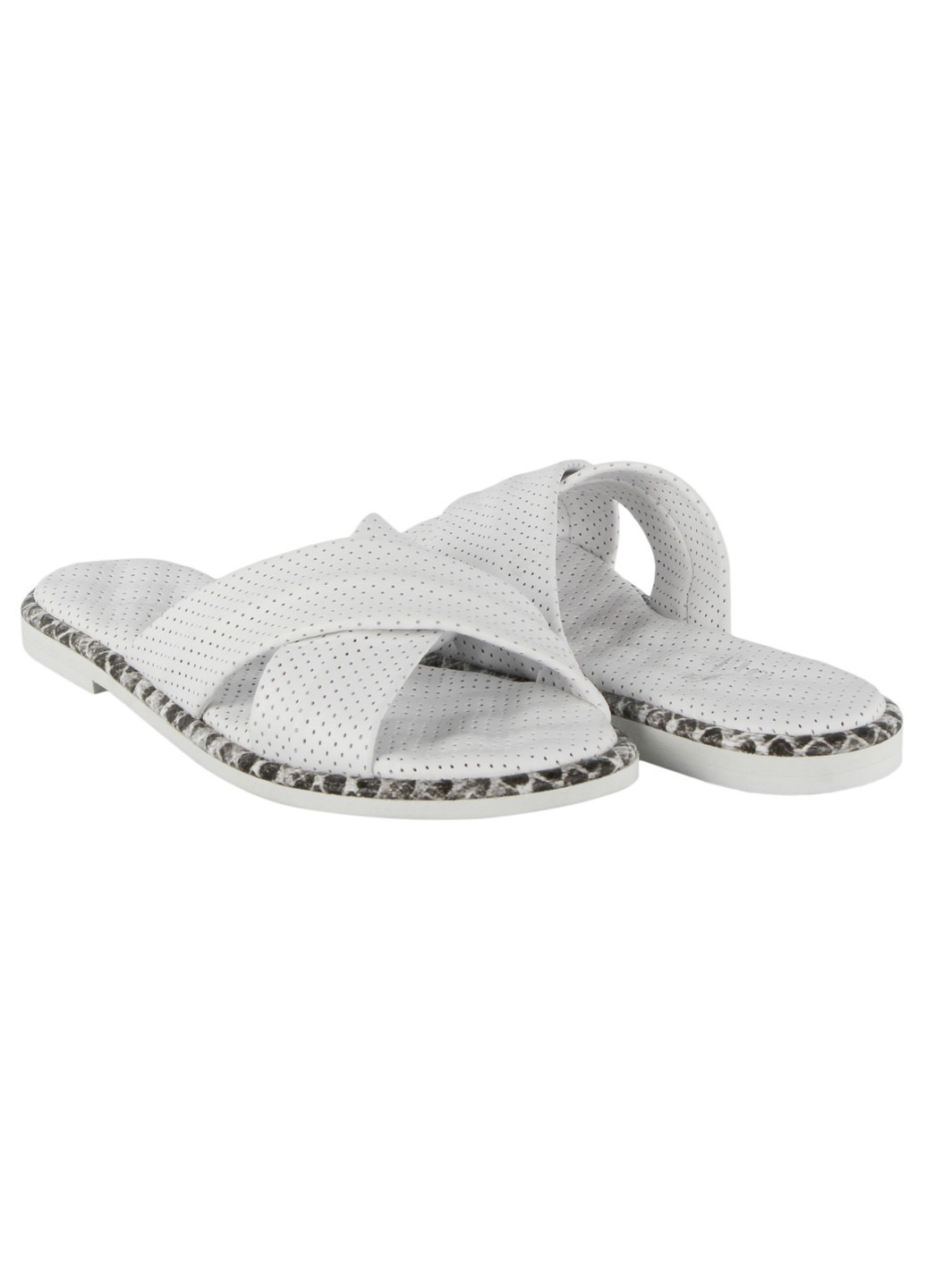 Белые женские босоножки 197108 Buts без застежки