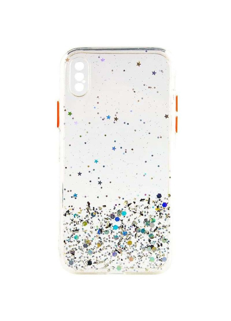 Чохол з блискітками та захистом камери на Apple iPhone X (5.8") Epik (258786427)