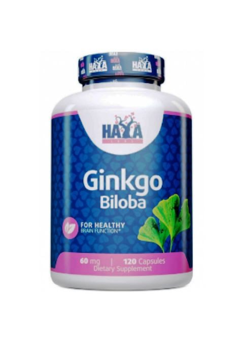 Ginkgo Biloba 60 mg 120 Caps Haya Labs (266983297)