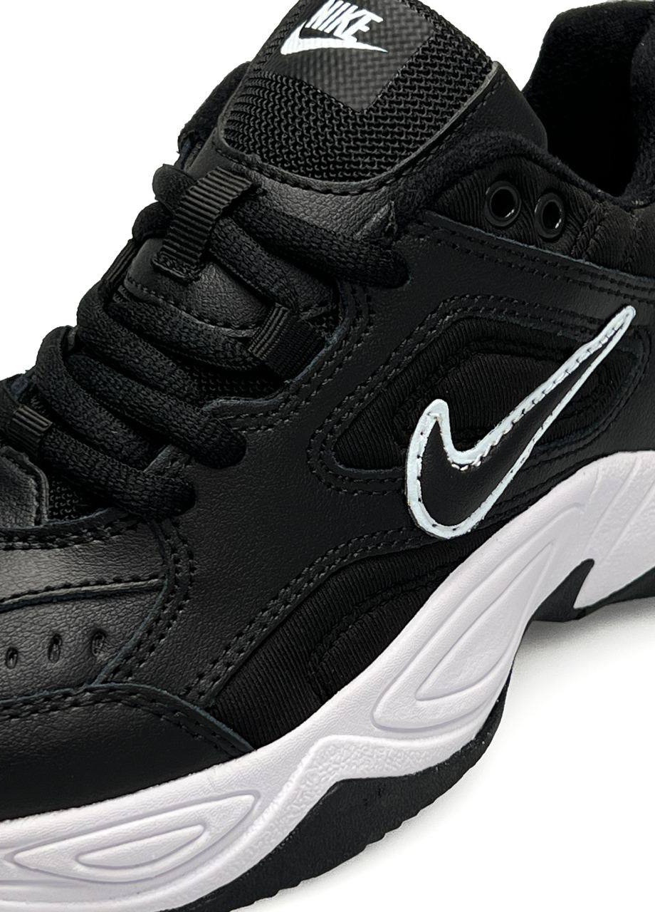 Чорні осінні кросівки жіночі, китай Nike M2K Tekno Black White