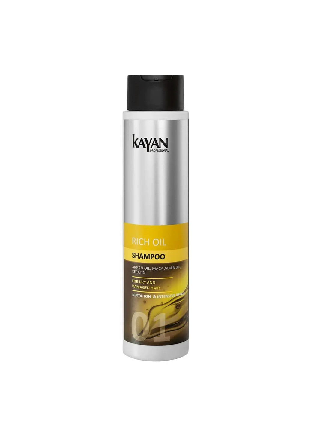 Шампунь для сухого і пошкодженого волосся Rich Oil 400 мл Kayan Professional (263514165)
