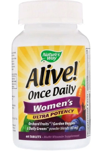 Alive! Once Daily Women's 60 Tabs NWY-15686 Nature's Way (256722672)