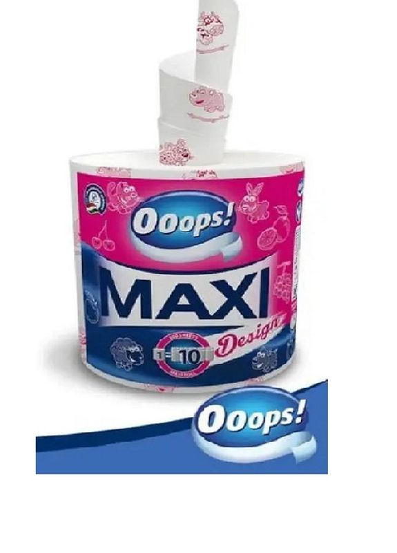 Высококачественные бумажные полотенца ! Maxi Design 500 отрывов ooops (276470380)