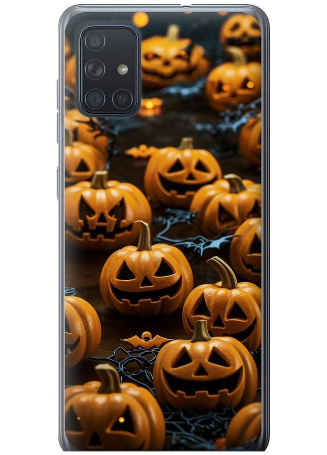 Силиконовый чехол 'Тыквы 2' для Endorphone Samsung Galaxy A71 2020 A715F (266814296)