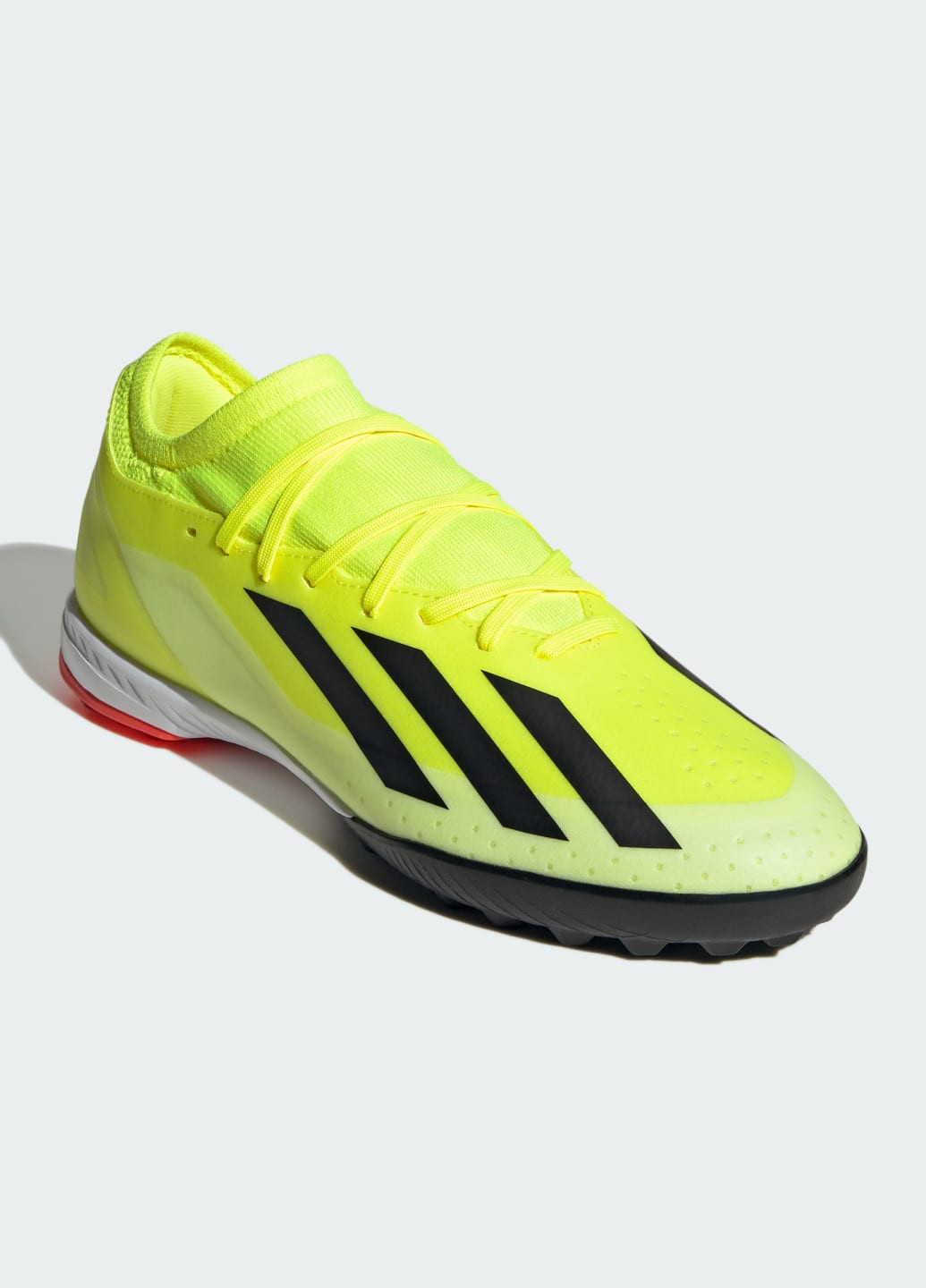 Желтые всесезонные футбольные бутсы x crazyfast league turf adidas