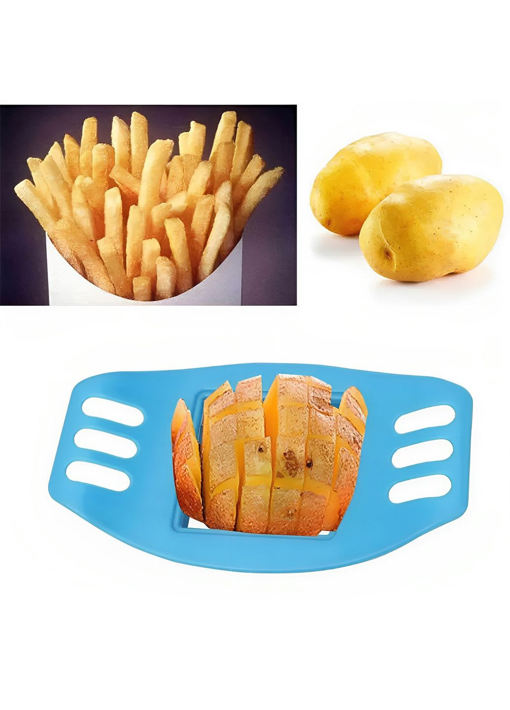 Картофелерезка фрирезка для приготовления картофеля фри Kitchen Master (264921760)