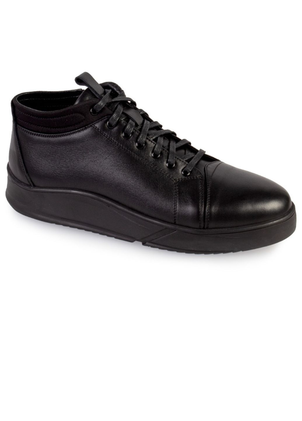 Черные зимние ботинки мужские бренда 9500992_(1) ModaMilano