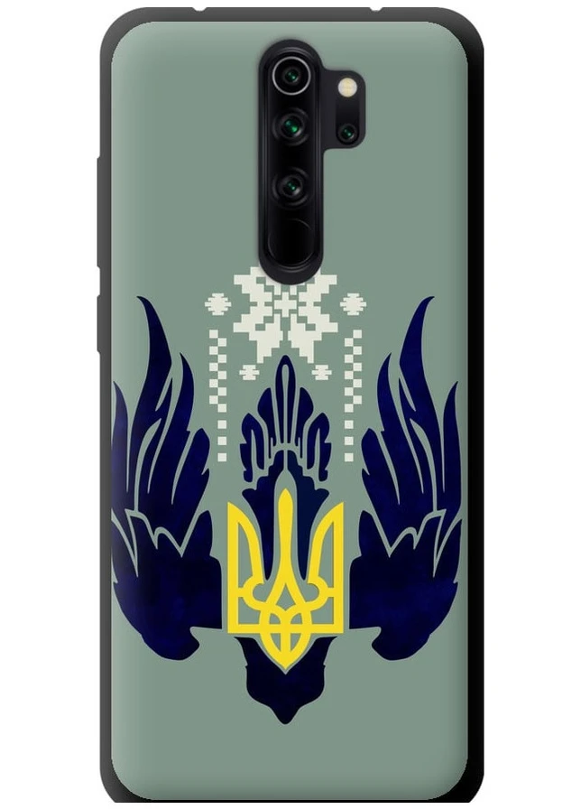 TPU чорний чохол 'Тризуб із крилами' для Endorphone Xiaomi Redmi Note 8 Pro (259943863)