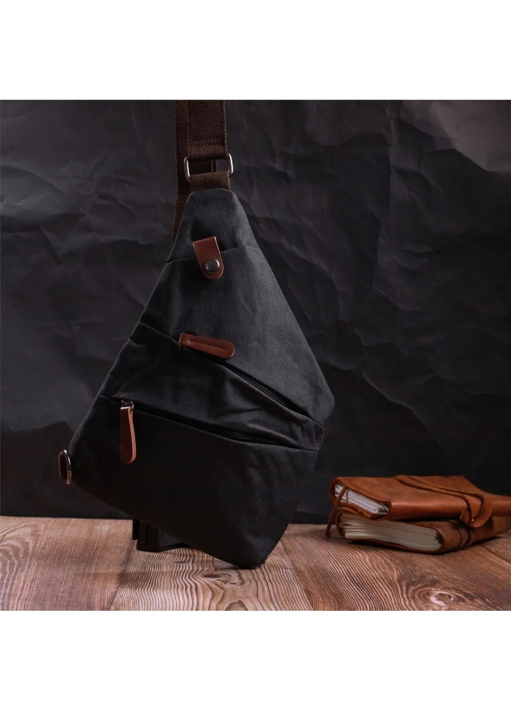 Чоловіча сумка-слінг із текстилю 22196 Vintage (269692668)