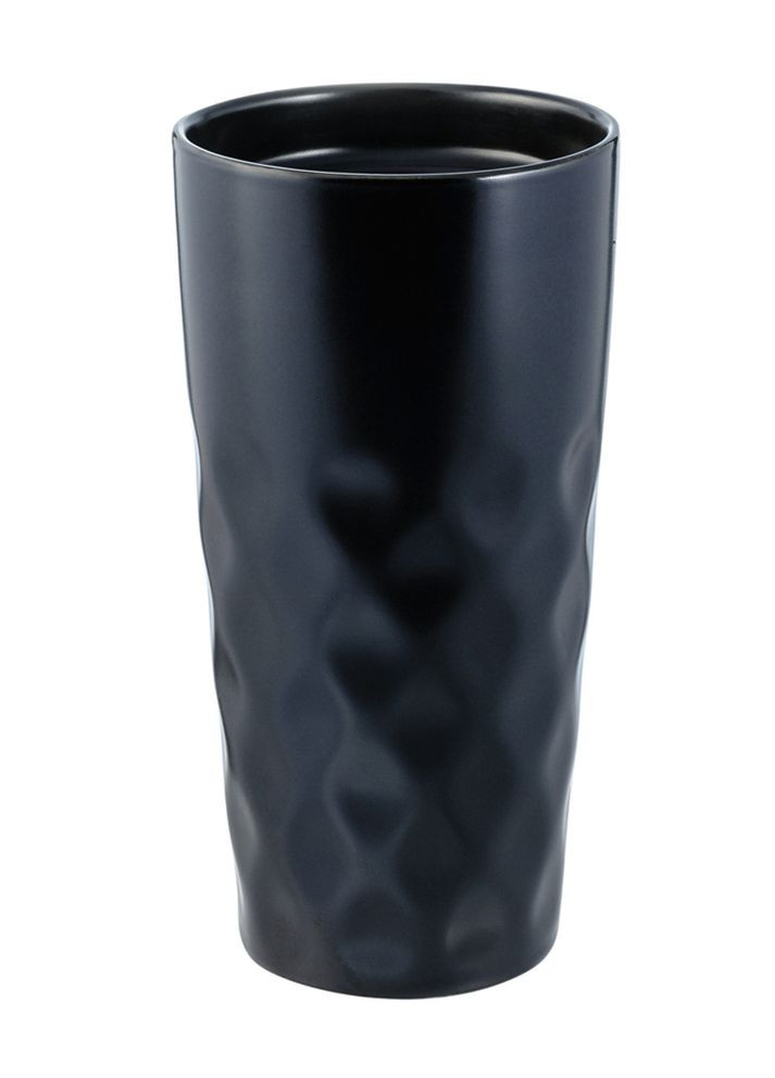 Керамическая чашка с двойной стенкой Lettie 420 мл Черная Europresent (269696380)