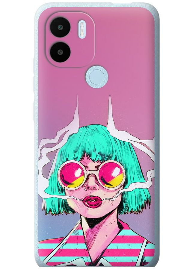 Силіконовий чохол 'Поп арт дівчина' для Endorphone Xiaomi Redmi A1 Plus (276192365)