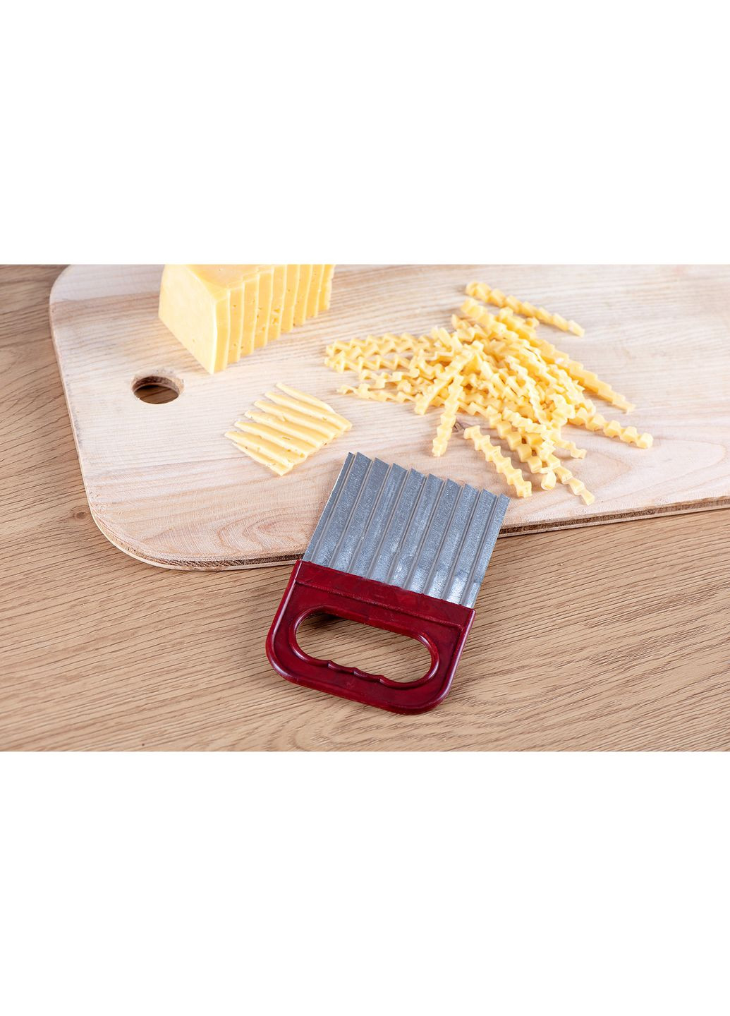 Сирорізка ніж для нарізки сиру овочерізка велика з ручкою (14x9 см) Kitchette (278014718)