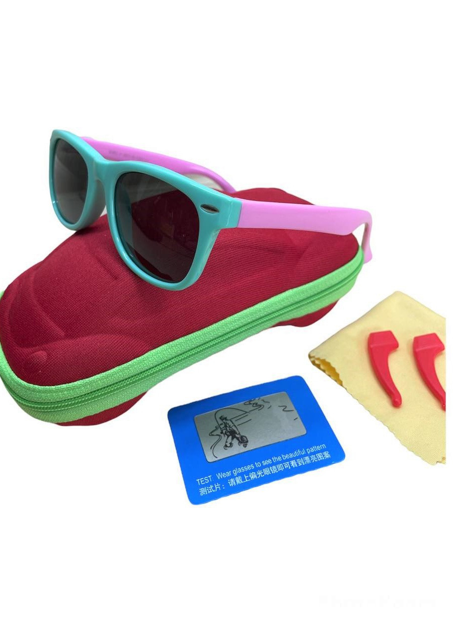 Сонцезахисні окуляри для дівчат поляризаційні UV400 М'ятні No Brand (258403110)