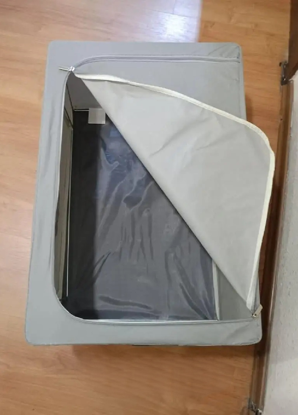 Органайзер сумка короб компактный портативный тканевый для хранения вещей одежды белья 60х42х40 см (475279-Prob) Серый Unbranded (265391186)