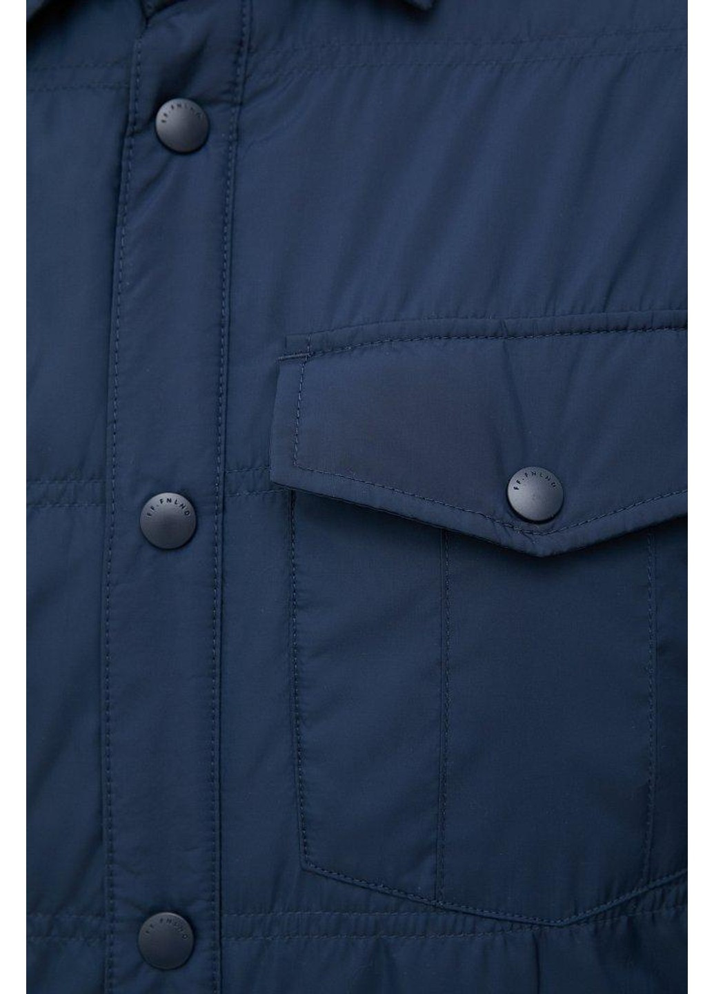 Синяя демисезонная куртка-рубашка fbc21007-101 Finn Flare