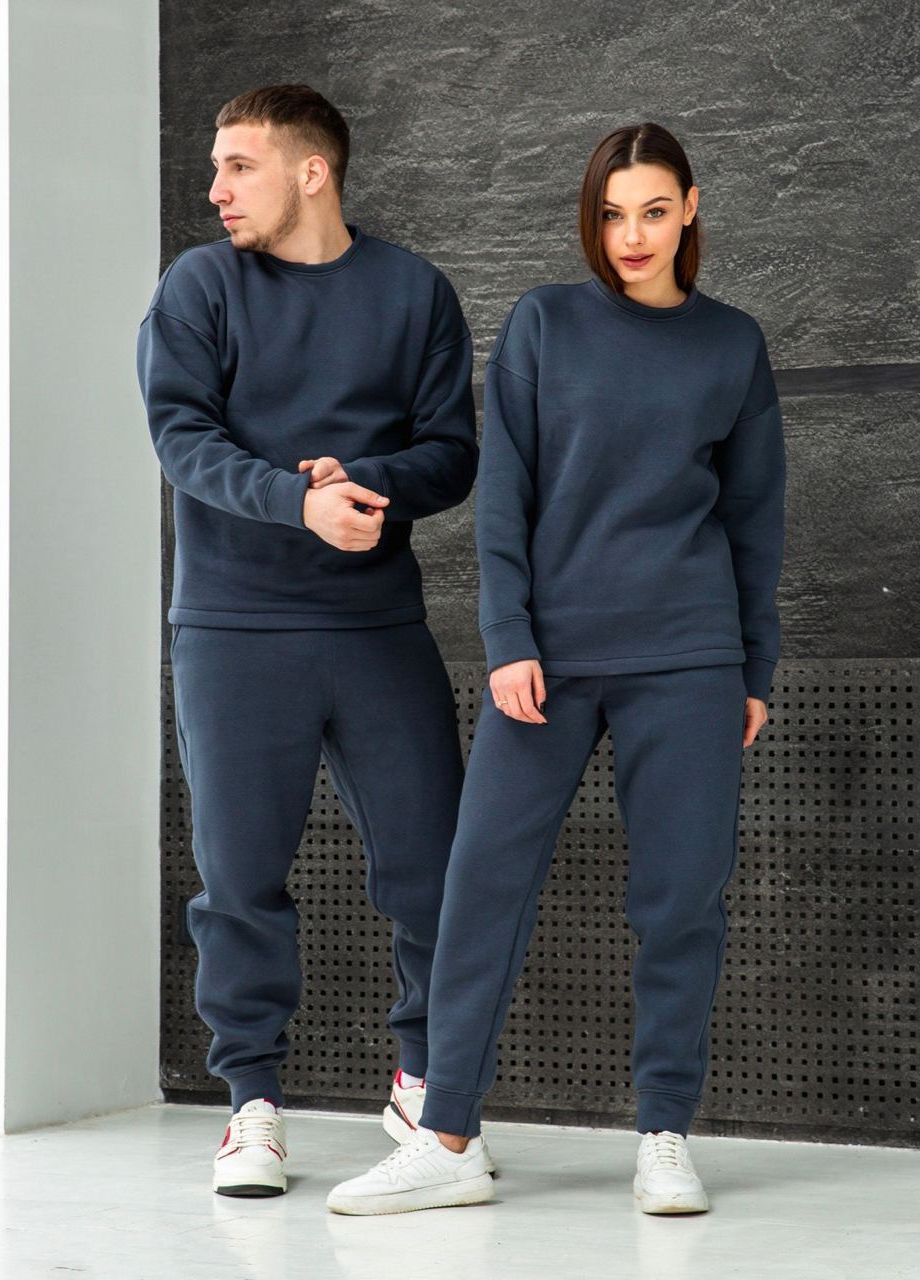 Костюм спортивный мужской на флисе No Brand (272490667)