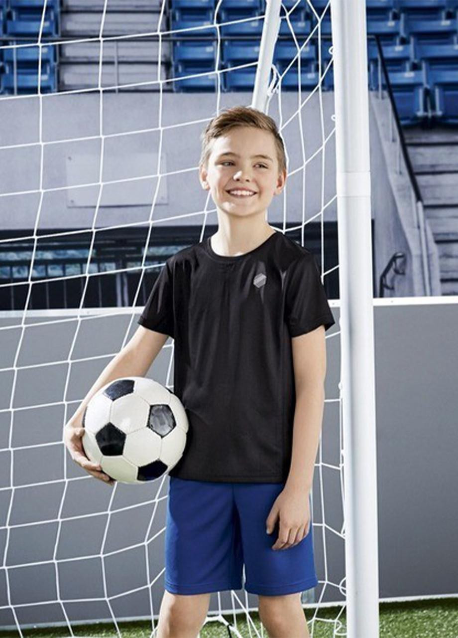 Черная летняя футболка спортивная для мальчика Crivit Sports