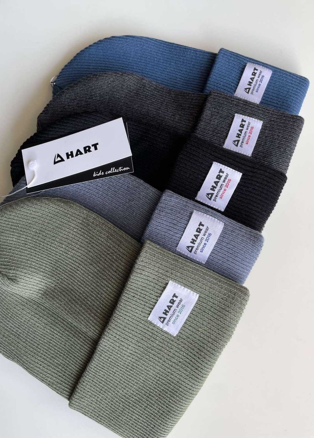 Шапка для мальчика Размер 52-56 (one size) cеро-голубая 127027 HART (265212189)