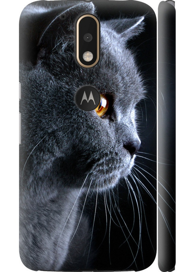 3D пластиковий матовий чохол 'Гарний кіт' для Endorphone Motorola MOTO G4 PLUS (257880097)