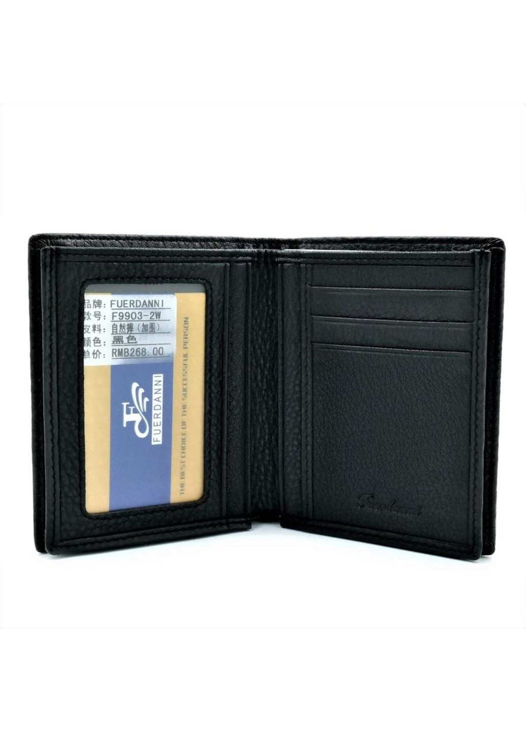 Чоловічий шкіряний гаманець Weatro Чорний nw-k-F9903-2W Le-Mon (272596902)