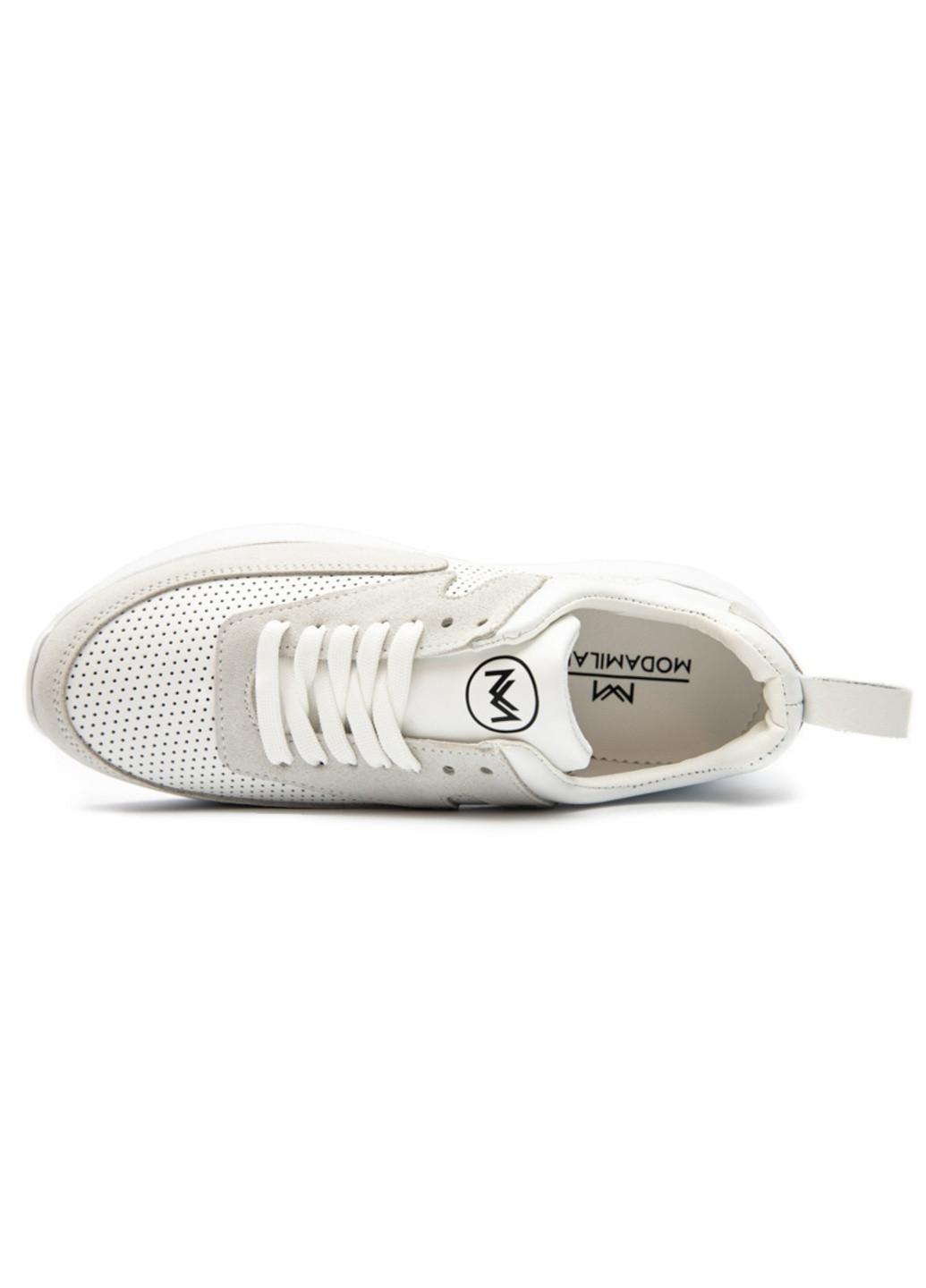 Білі осінні кросівки жіночі бренду 8200225_(1) ModaMilano