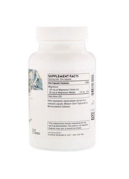 Magnesium Citramate 90 Caps Thorne Research (256725393)