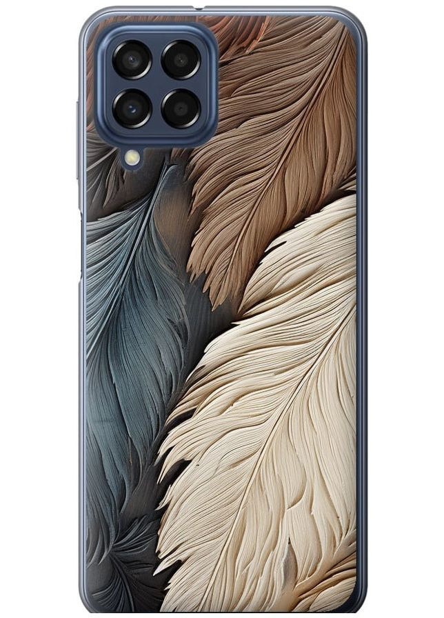 Силіконовий чохол 'Листя в стилі бохо' для Endorphone Samsung Galaxy M33 M336B (265395455)