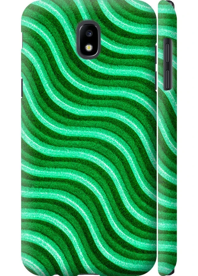 3D пластиковый матовый чехол 'Волнистые линии' для Samsung Galaxy J5 J530 (2017) Endorphone Samsung Galaxy J5 J530 (2017) (257790979)