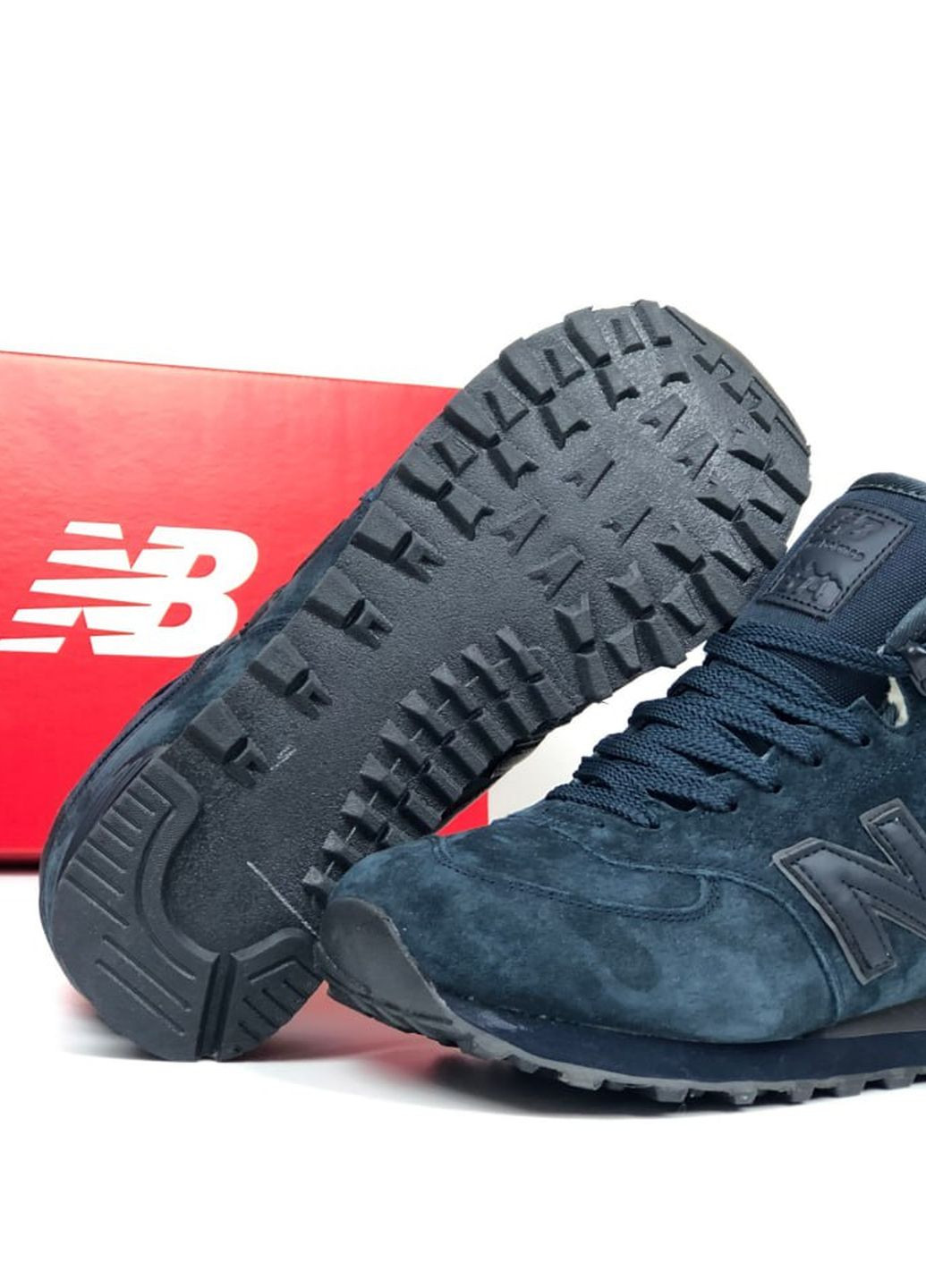 Темно-синій Зимовий кросівки чоловічі, вьетнам New Balance 574