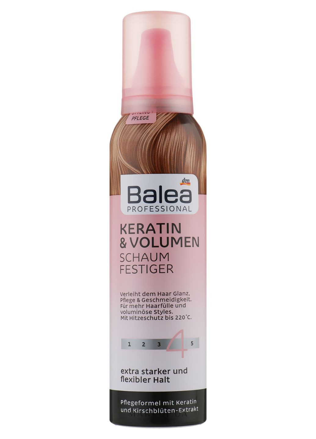 Пінка для об'єму волосся Keratin & Volumen 150 мл Balea (269341388)