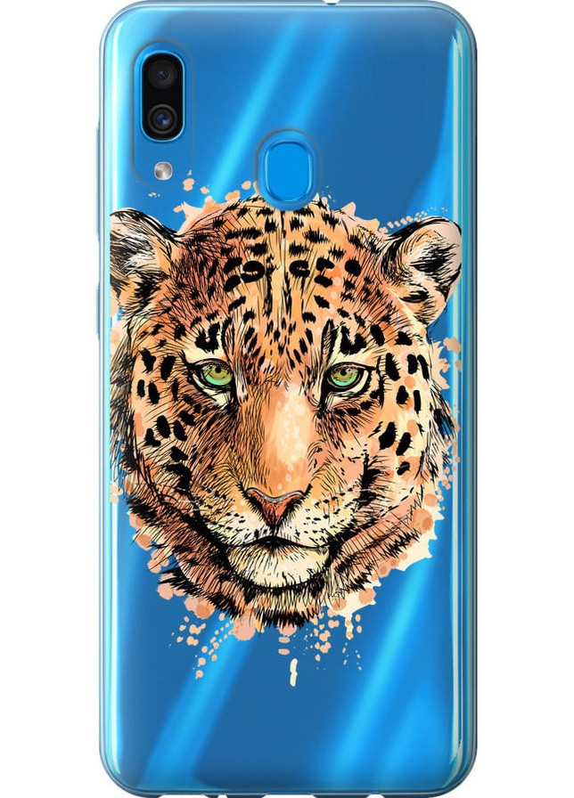 2D пластиковий чохол 'Леопард v2' для Endorphone Samsung Galaxy A30 2019 A305F (258085605)
