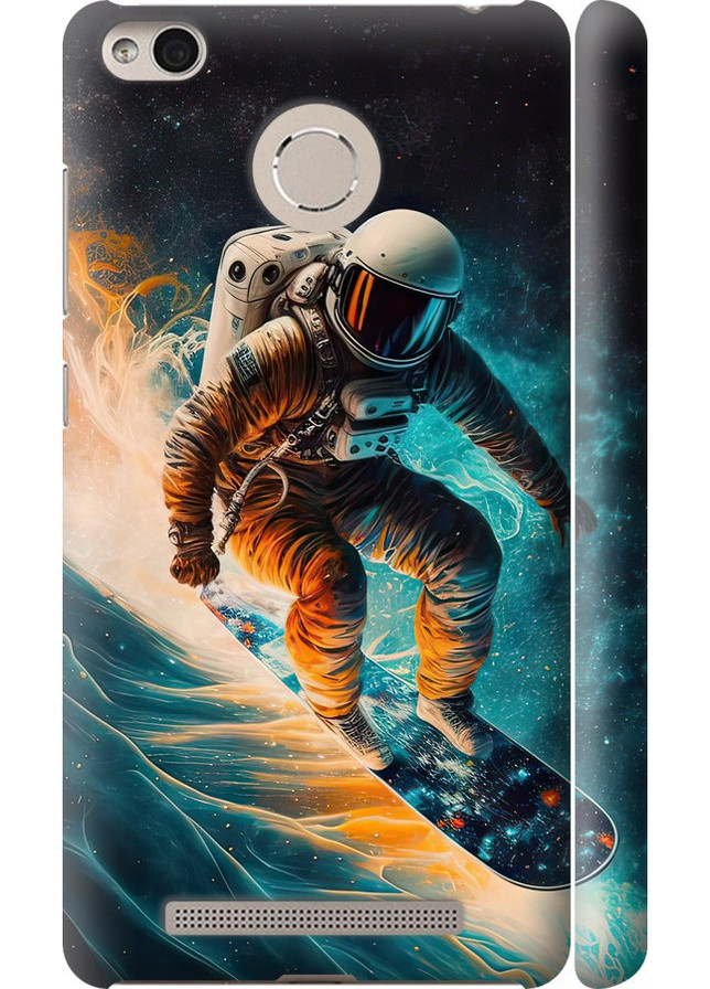 3D пластиковий матовий чохол 'Сноубордист' для Endorphone Xiaomi Redmi 3 Pro (258087673)