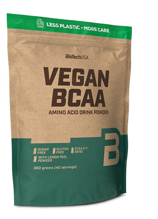 Vegan BCAA 360 g /40 servings/ Peach Ice Tea Biotechusa (256721389)