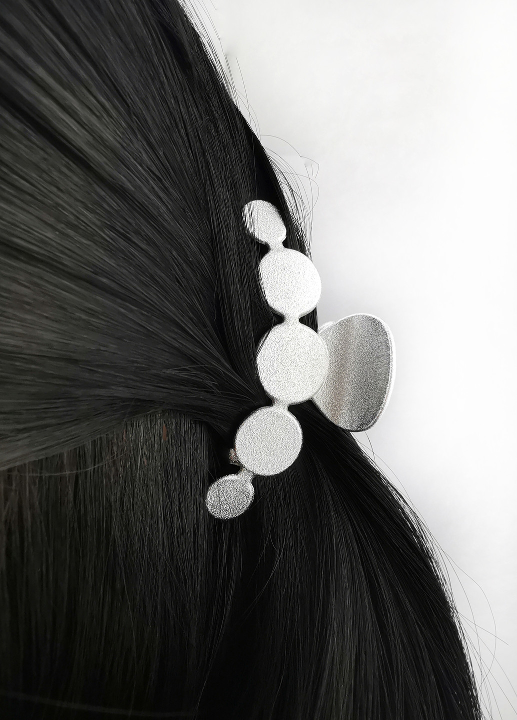 Заколка для волос краб металический матовый Luvete (261325232)